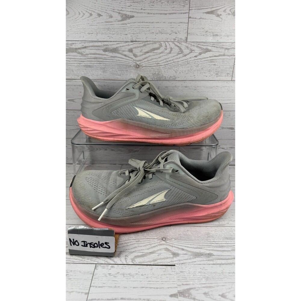 Altra Torin 8 AL0A85QF262 Wolf Gray Pink 10B Women's EGO Max Running Shoes #557